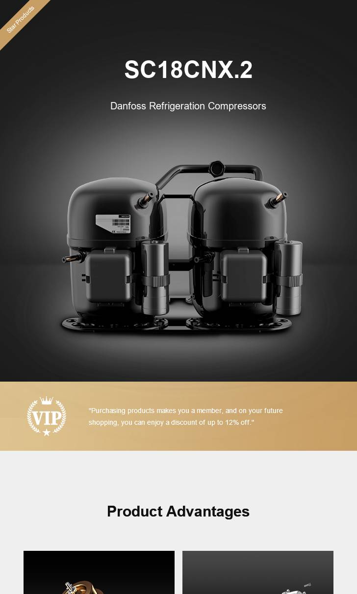 Danfoss Compressor SC18CNX.2, technical parameters pdf, structure diagram